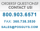 Email Our Sales Department at sales@posguys.com